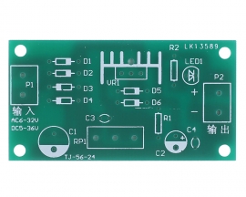 DIY Kit AC/DC-DC LM317 Adjustable Step Down Power Supply Voltage Converter Electronic Soldering Kits